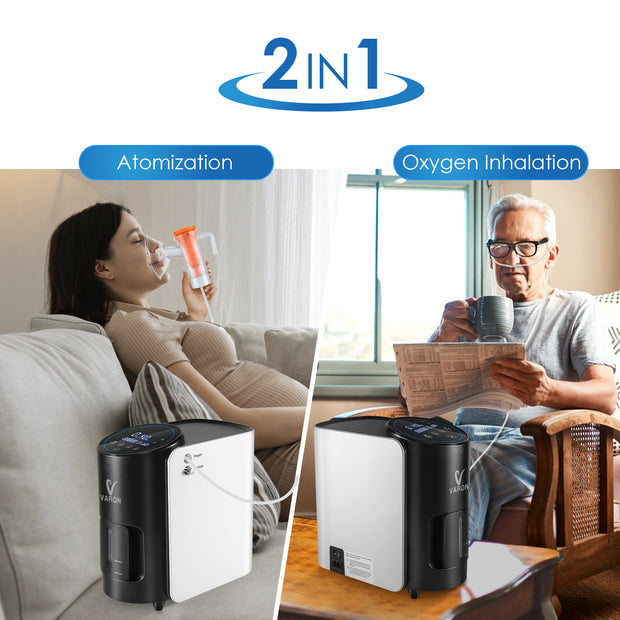 1-7L/min Adjustable Oxygen Concentrator 101W for Home Use