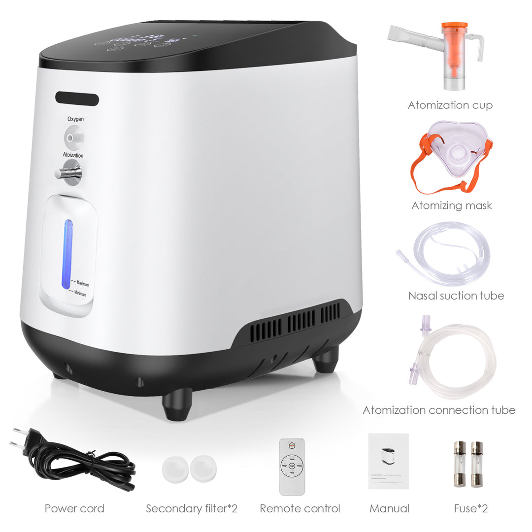 🔥New Collection🔥 Home Oxygen Concentrator 105W+Portable Oxygen Concentrator NT-03