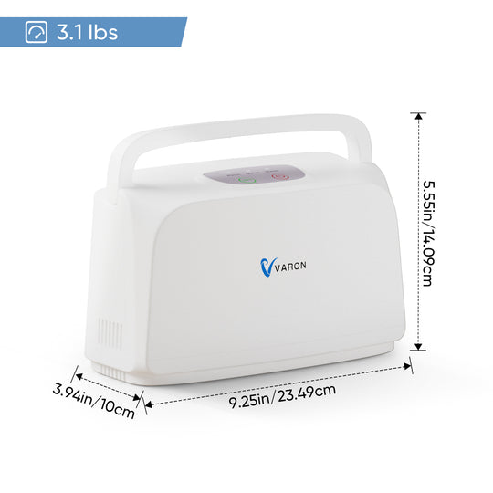 VARON Portable Oxygen Concentrator NT-03 & One Extra 2500mAh Battery