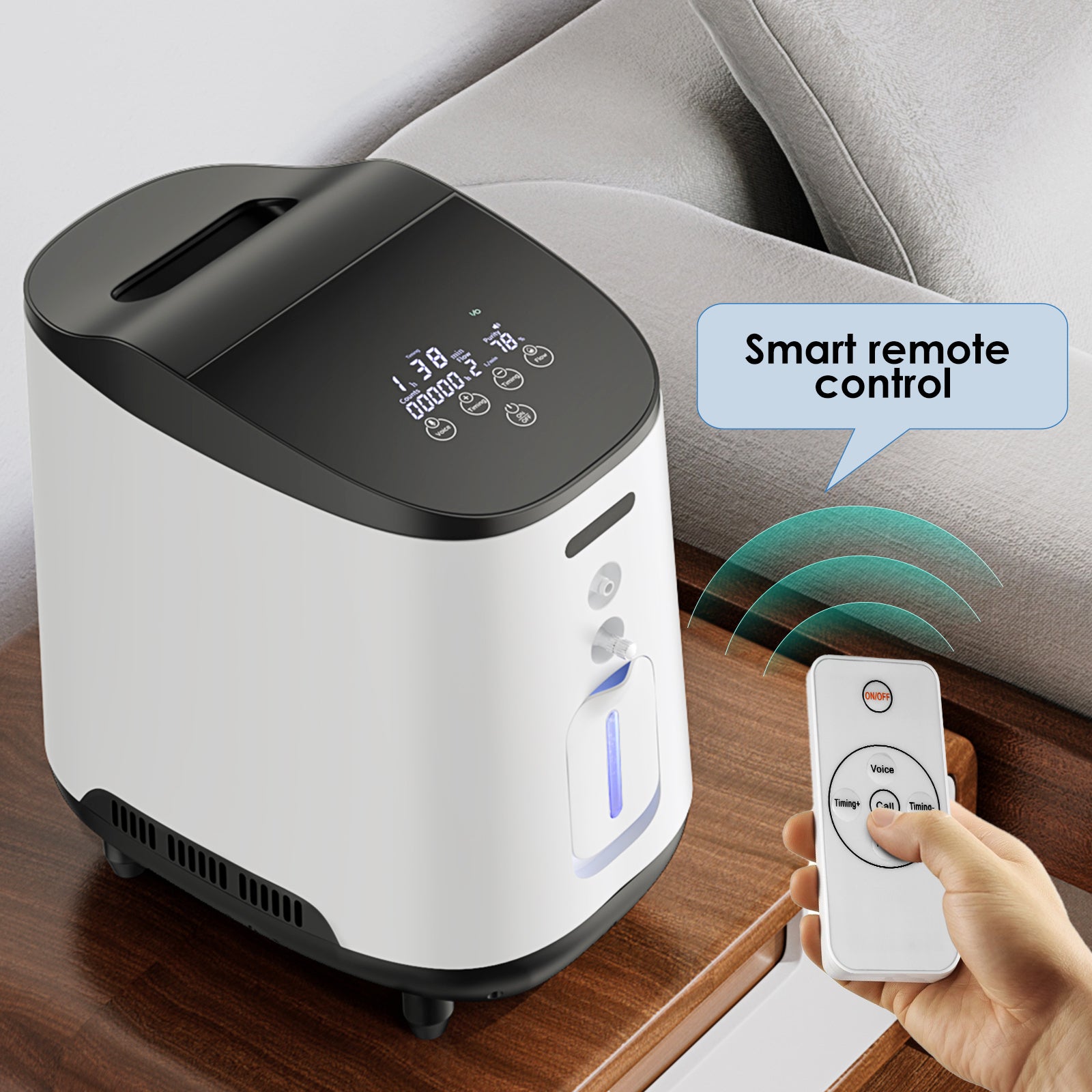 Home Oxygen Concentrator 105W And Two Extra Nasal Cannulas – TTLIFE ...