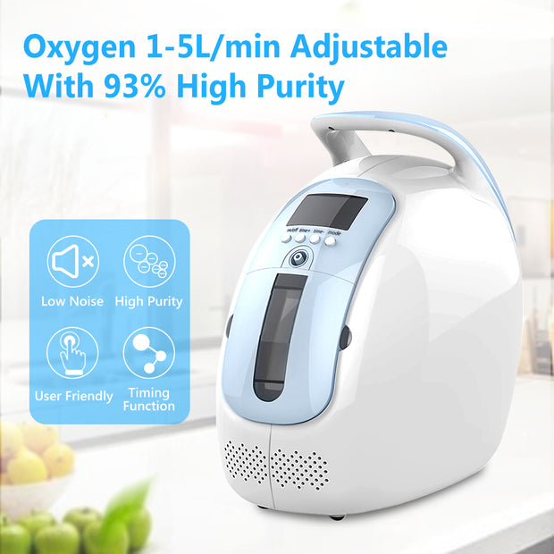 ❗Limited Stock❗90% O2 Concentration Handle Oxygen Concentrator ZH-J11