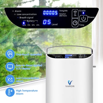 VARON Home & Protable Oxygen Concentartor 105W/NT-01