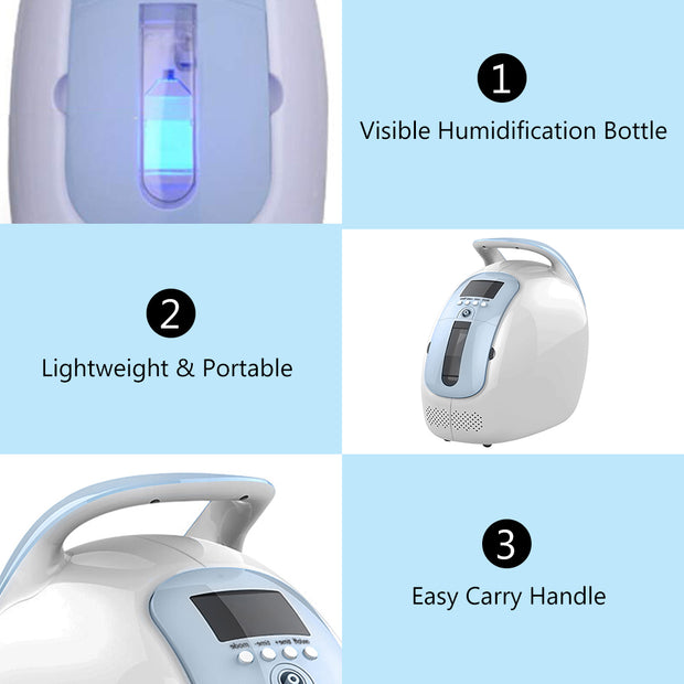 ❗Limited Stock❗24h/7d Handle Oxygen Concentrator ZH-J11