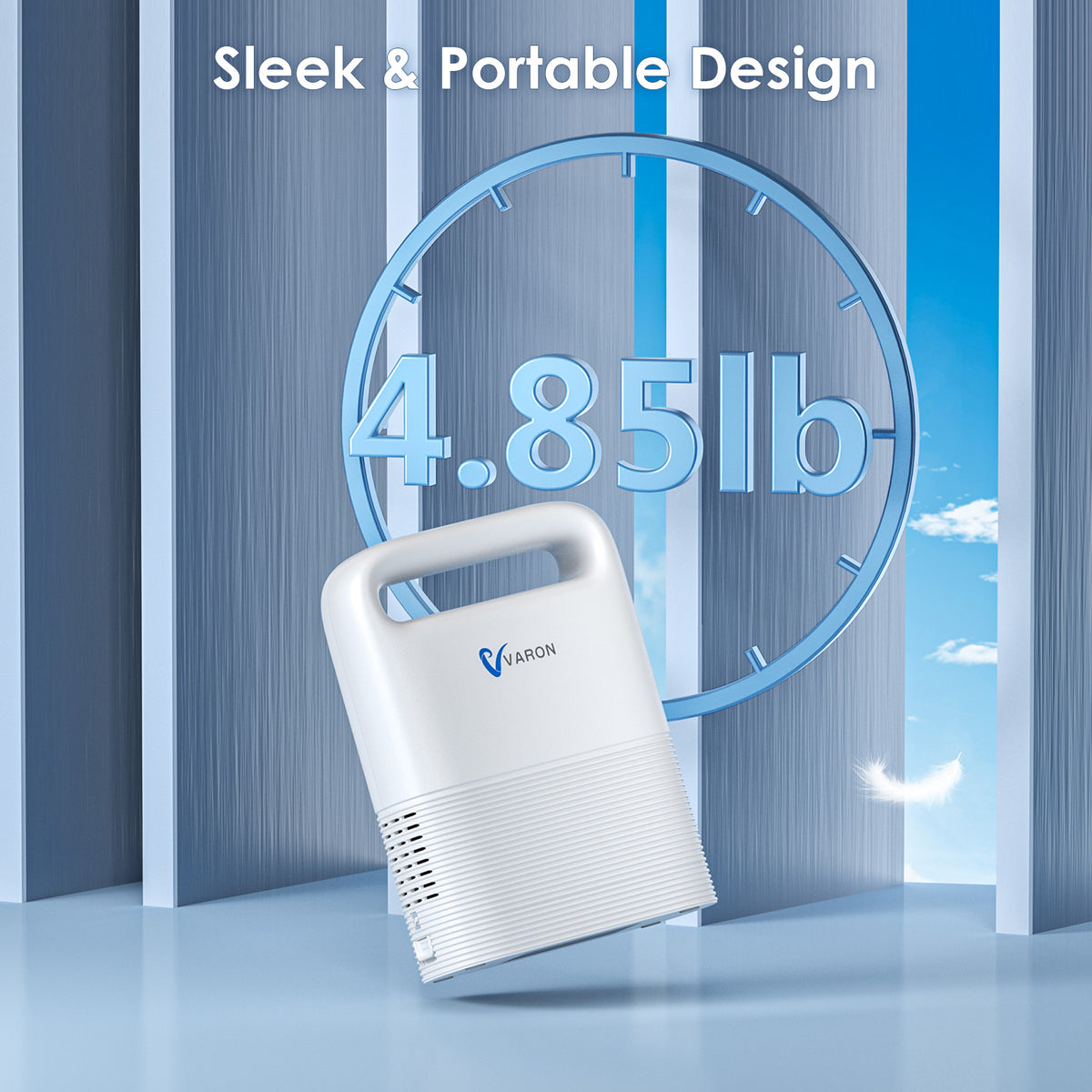 New Arrival Varon 1-5L/min Pulse Flow Portable Oxygen Concentrator ...